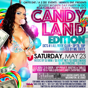 Sexiest Day Party in DC “Candyland”