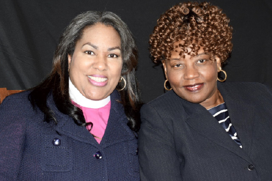 Bishop Allyson N. Abrams and Bishop Emeritus Diana Williams