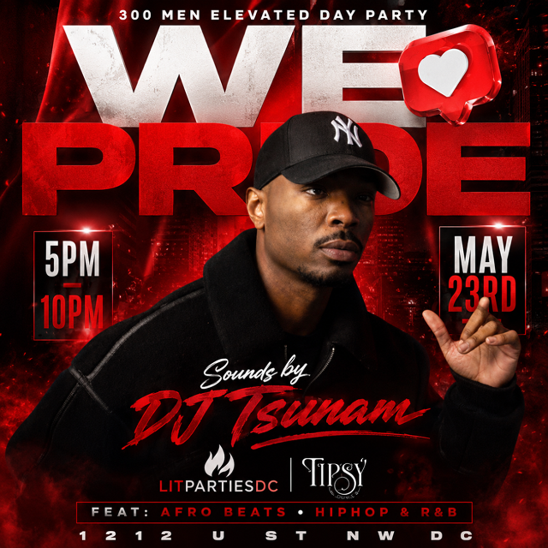 300 Men Elevated Day Party We Love Pride 
