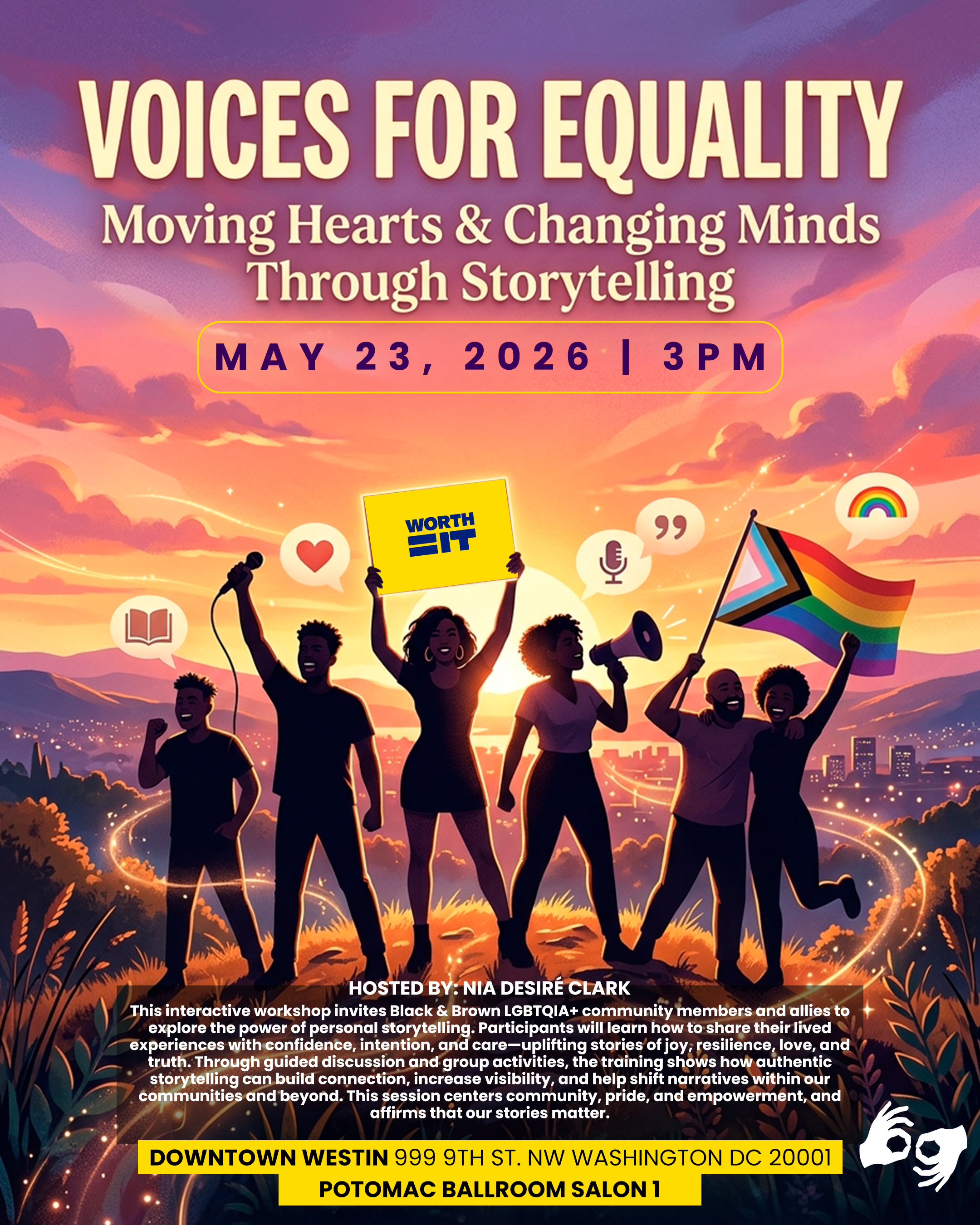 Voices for Equality: Moving Hearts & Changing Minds Through Storytelling